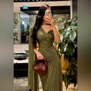 Elegant Green Evening Gown